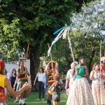 Visita em evento cultural na orla da Lagoa